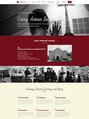 Ewing Avenue Baptist Church - Check out the site